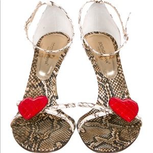 Dolce Gabbana Snakeskin Sandals